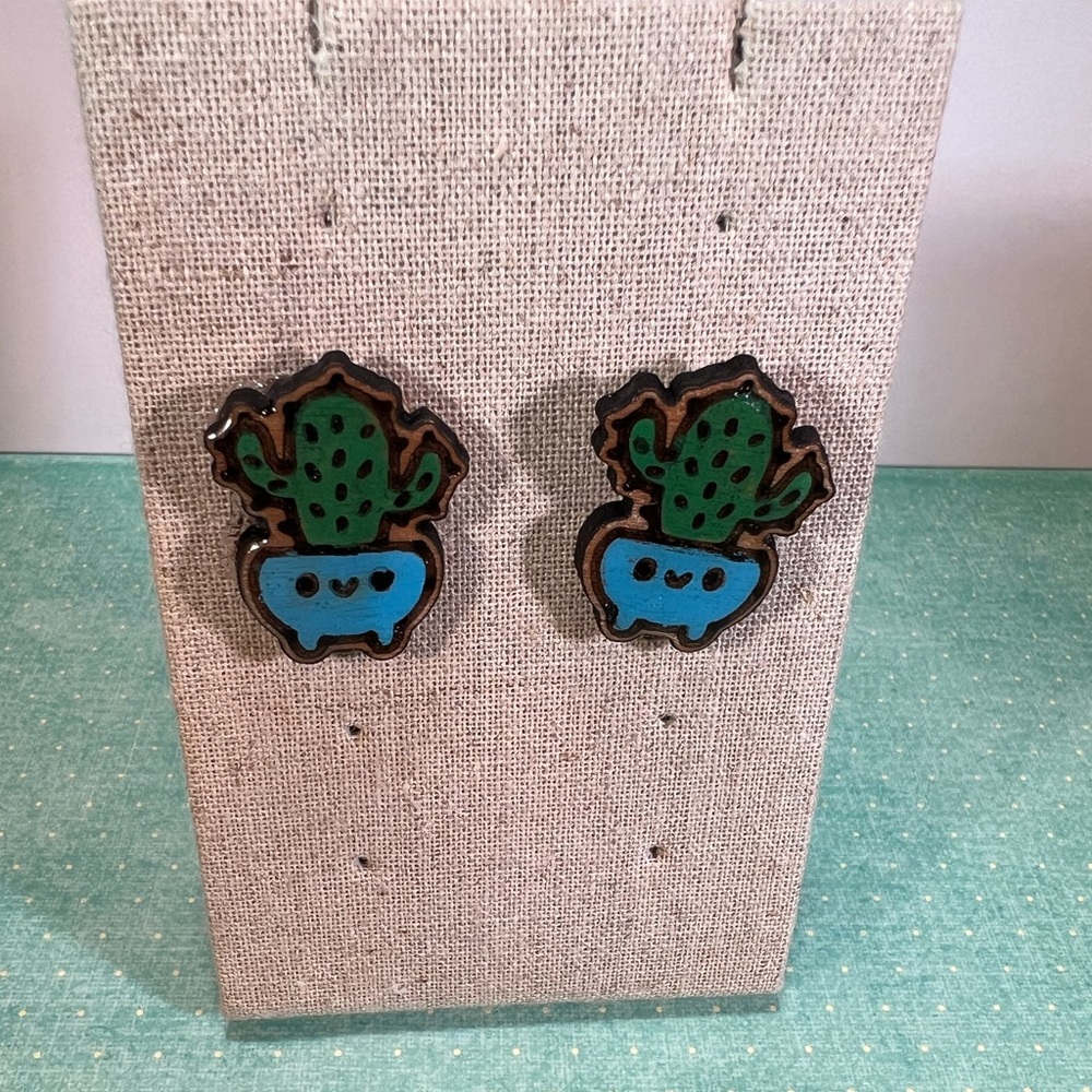 Cactus Earrings